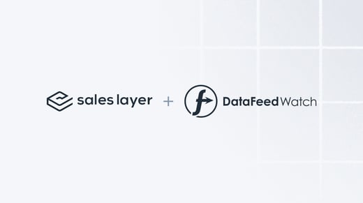 Sales Layer y DataFeedWatch logos partnership